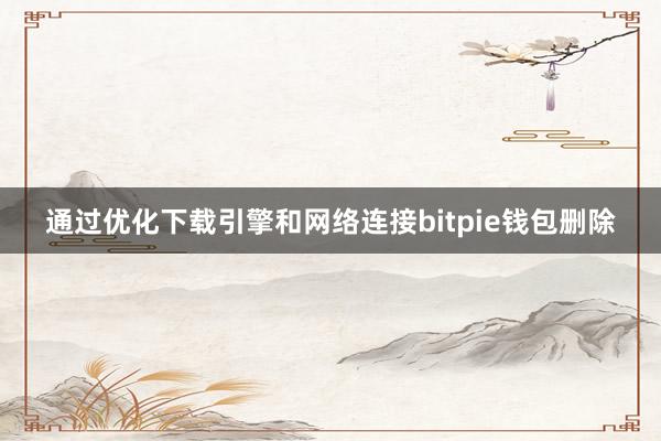 通过优化下载引擎和网络连接bitpie钱包删除