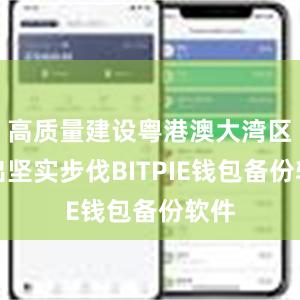 高质量建设粤港澳大湾区迈出坚实步伐BITPIE钱包备份软件